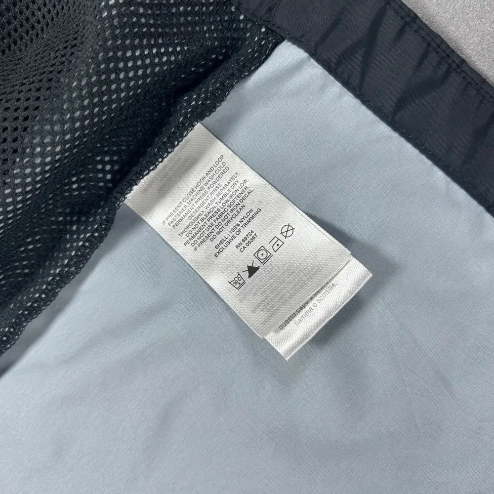 Columbia Boy's Glennaker Rain Jacket Size Small 8 Black Lightweight Hooded Zip